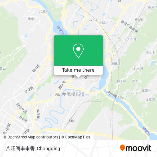 八旺阁串串香 map
