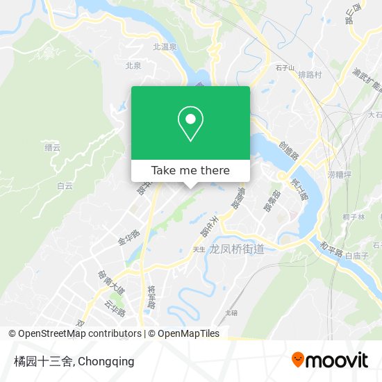橘园十三舍 map