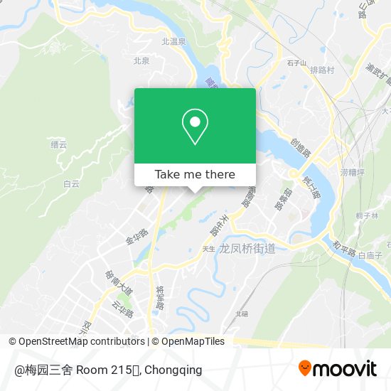 @梅园三舍 Room 215 map