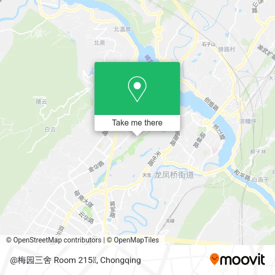@梅园三舍 Room 215 map
