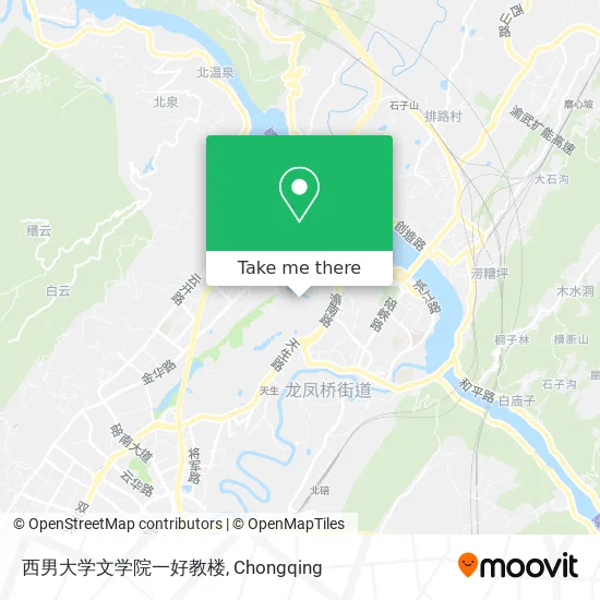 西男大学文学院一好教楼 map