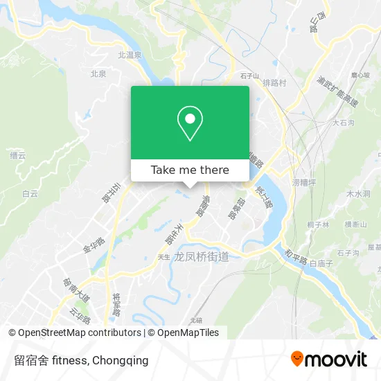 留宿舍 fitness map