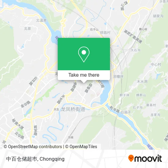中百仓储超巿 map