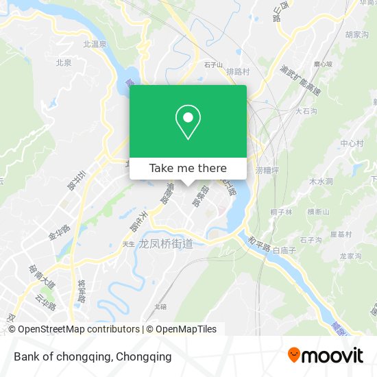 Bank of chongqing map