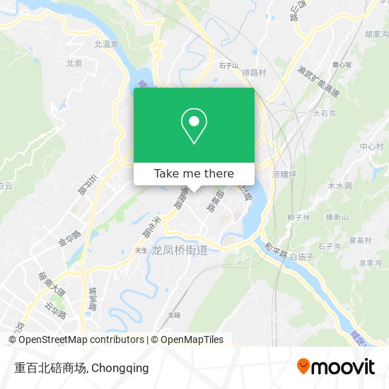 重百北碚商场 map