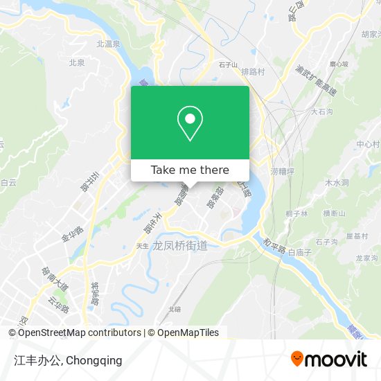 江丰办公 map