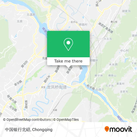 中国银行北碚 map