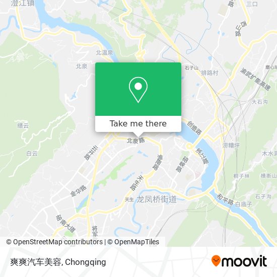 爽爽汽车美容 map