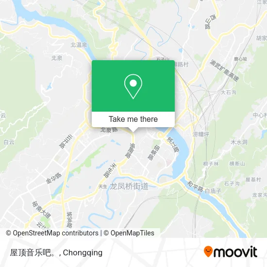 屋顶音乐吧。 map