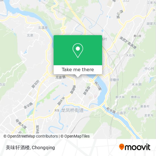 美味轩酒楼 map