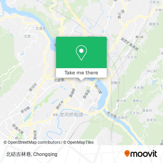 北碚吉林巷 map