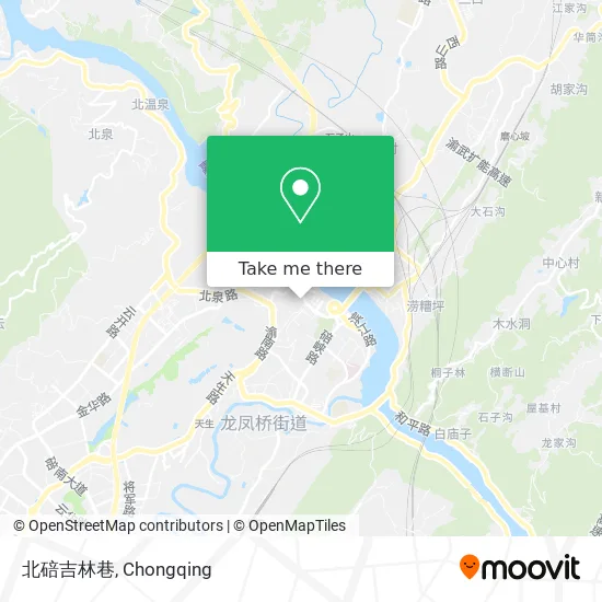 北碚吉林巷 map
