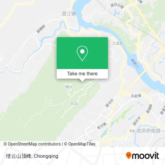 缙云山顶峰 map