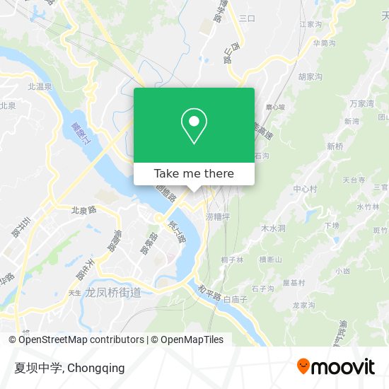 夏坝中学 map