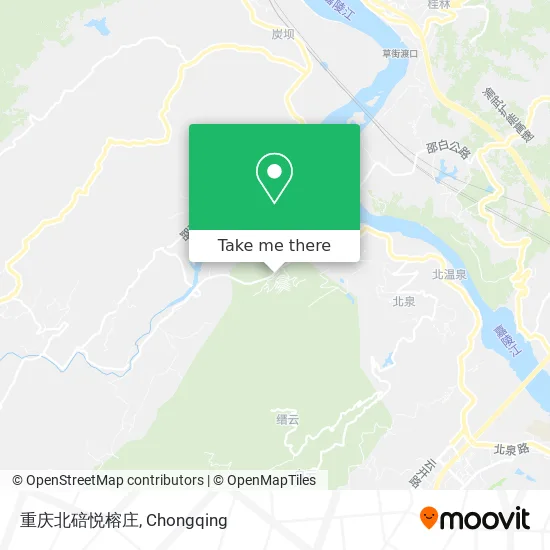 重庆北碚悦榕庄 map