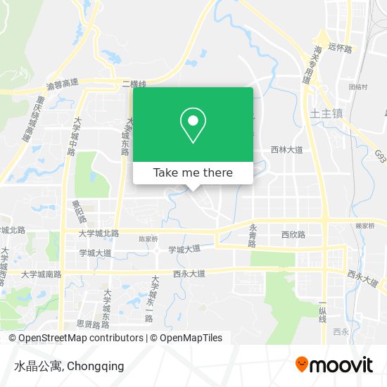 水晶公寓 map