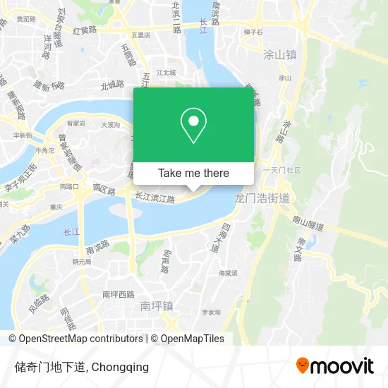 储奇门地下道 map