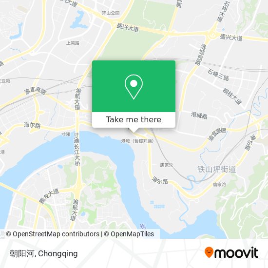 朝阳河 map