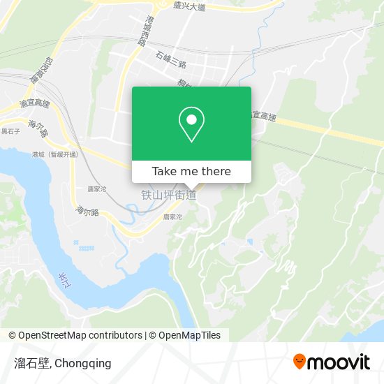 溜石壁 map