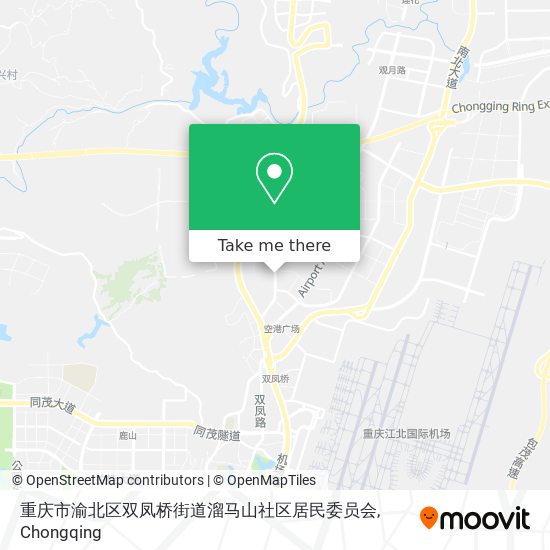 重庆市渝北区双凤桥街道溜马山社区居民委员会 map
