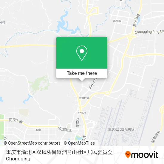重庆市渝北区双凤桥街道溜马山社区居民委员会 map
