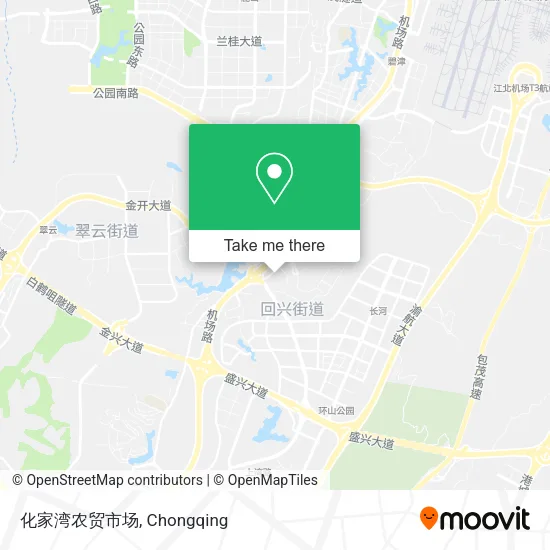 化家湾农贸市场 map