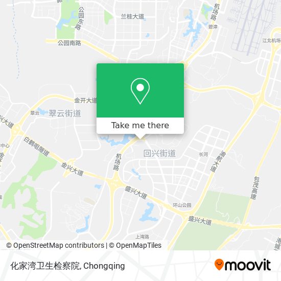 化家湾卫生检察院 map