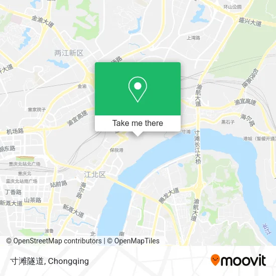 寸滩隧道 map
