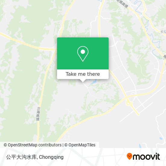 公平大沟水库 map