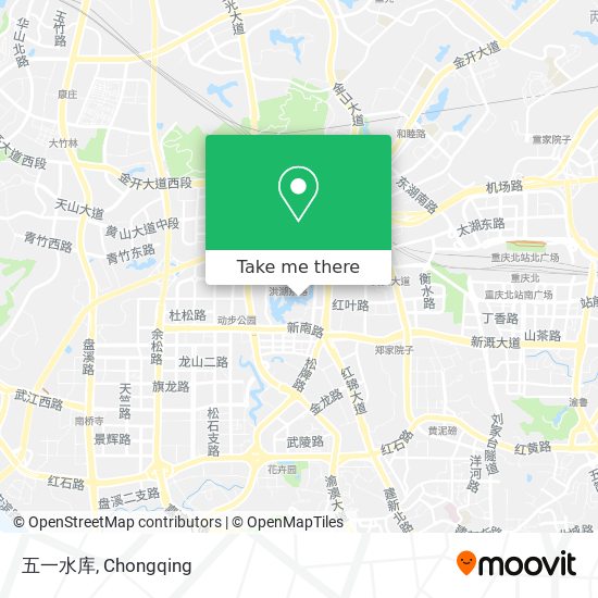 五一水库 map