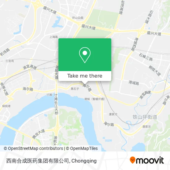 西南合成医药集团有限公司 map