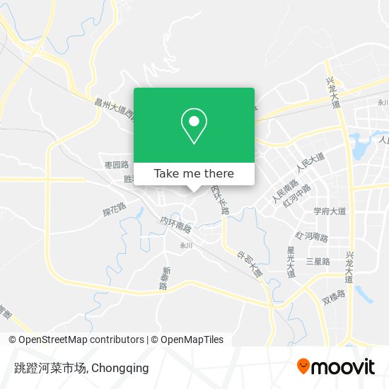 跳蹬河菜市场 map