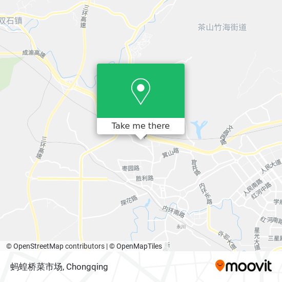 蚂蝗桥菜市场 map