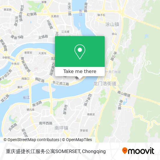 重庆盛捷长江服务公寓SOMERSET map