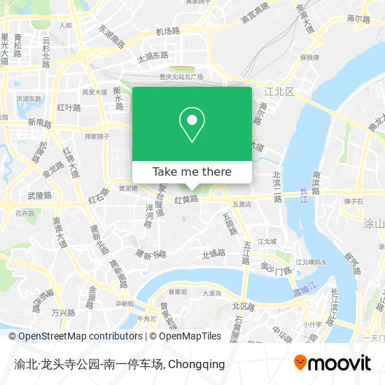 渝北·龙头寺公园-南一停车场 map