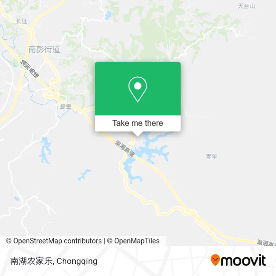 南湖农家乐 map