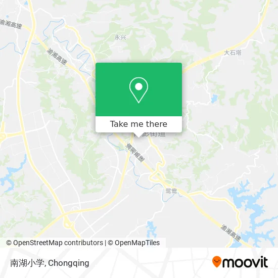 南湖小学 map