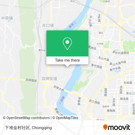 下堆金村社区 map