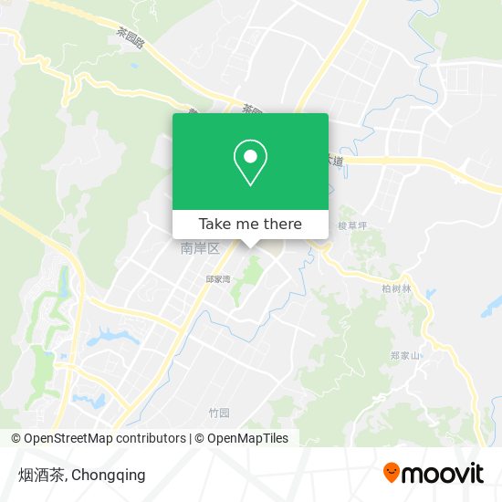烟酒茶 map