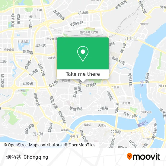 烟酒茶 map