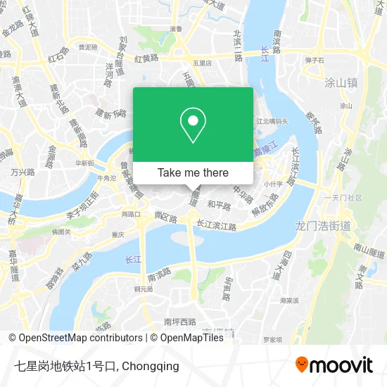 七星岗地铁站1号口 map