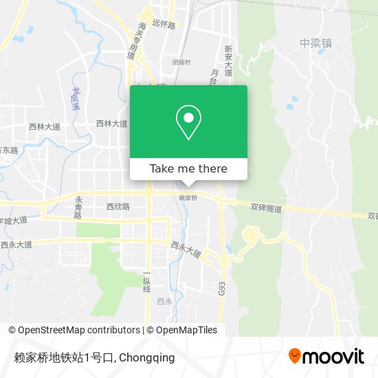 赖家桥地铁站1号口 map