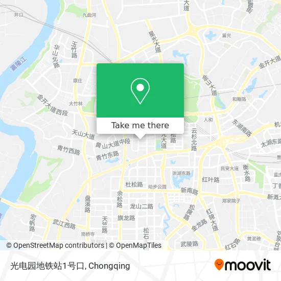 光电园地铁站1号口 map