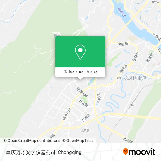 重庆万才光学仪器公司 map