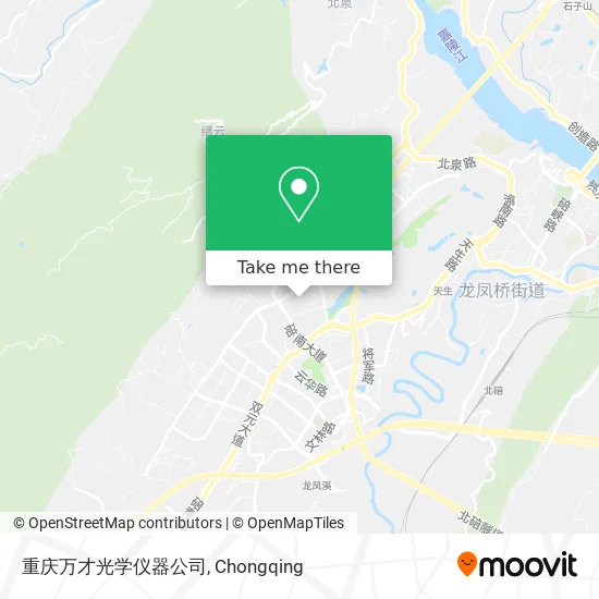重庆万才光学仪器公司 map