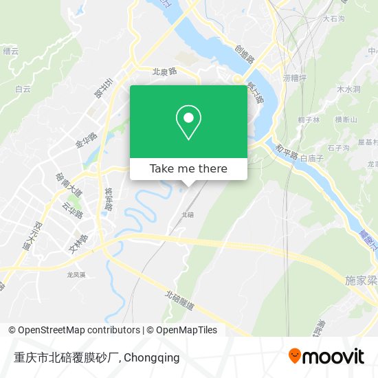 重庆市北碚覆膜砂厂 map