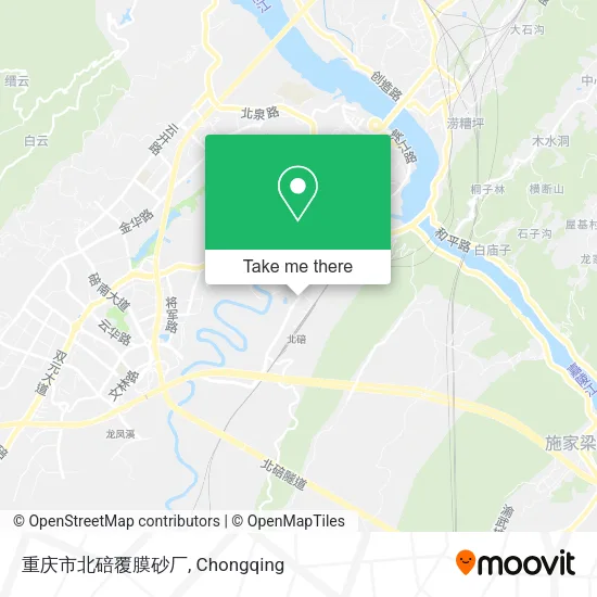 重庆市北碚覆膜砂厂 map