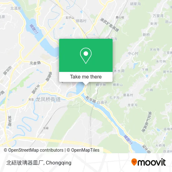 北碚玻璃器皿厂 map