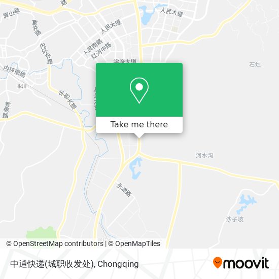 中通快递(城职收发处) map