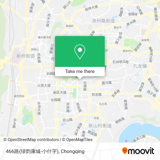 466路(绿韵康城-小什字) map